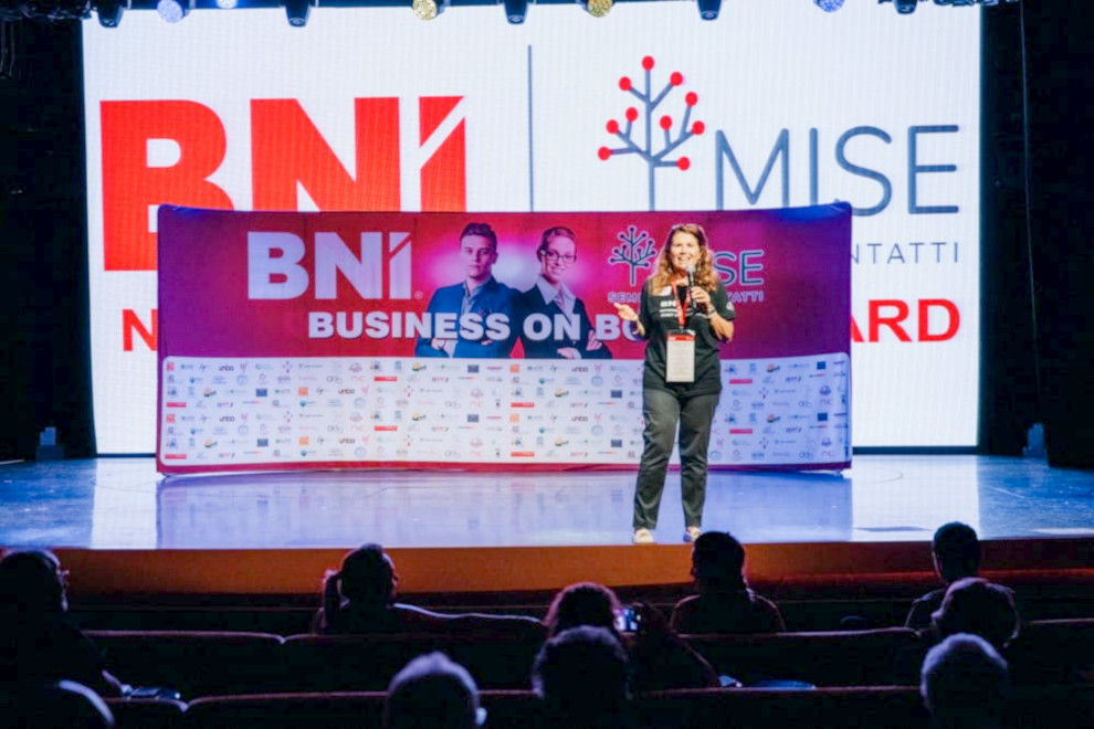 Sabina Vaccari: business on board - BNI Mise e Seminiamo Contatti